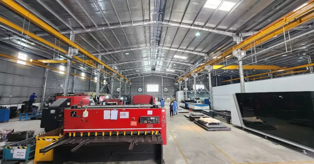 Sheet metal fabrication services in Vietnam: Nhat Nam Mechanical factory