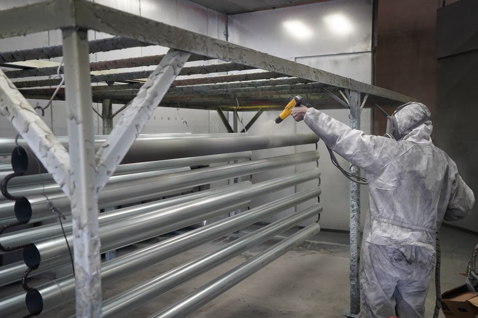 Assortment of high-quality finished sheet metal components for various OEM projects, inspected at Nhat Nam Sheet Metal